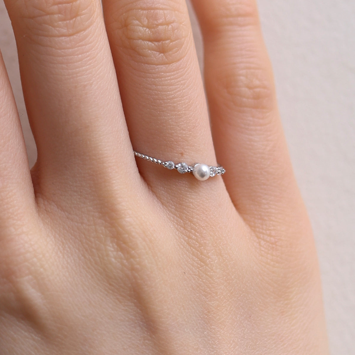 Pearl Statement Ring